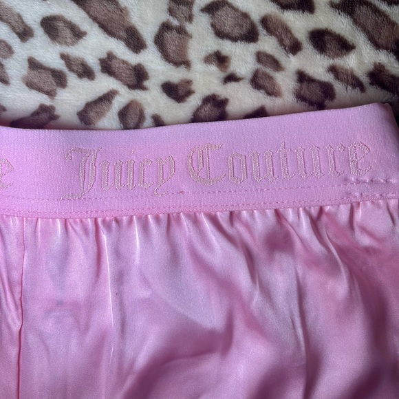 Juicy Couture Pink Silk Rhinestone Pajama Set - Picture 7 of 12
